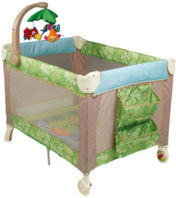 Photography of travel cot mattress to fit Fisher Price Rainforest Travel Cot - mattress size is 98 x 70 cm