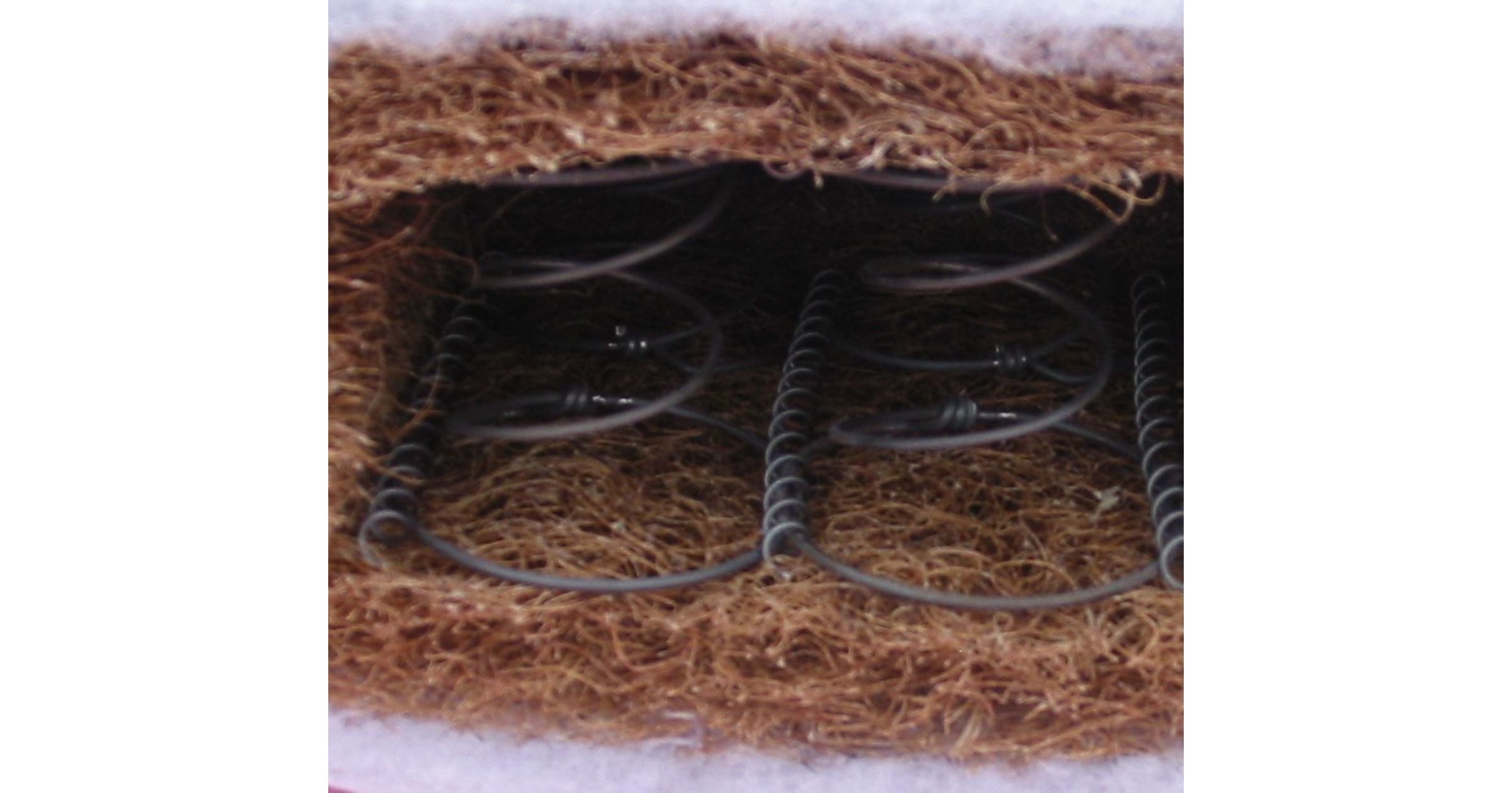 Coir, springs & pure wool mattress for cot or cotbed ANY SIZE Childrens Mattresses Online